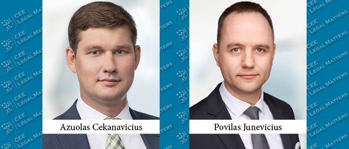 Azuolas Cekanavicius and Povilas Junevicius Make Partner at Ellex