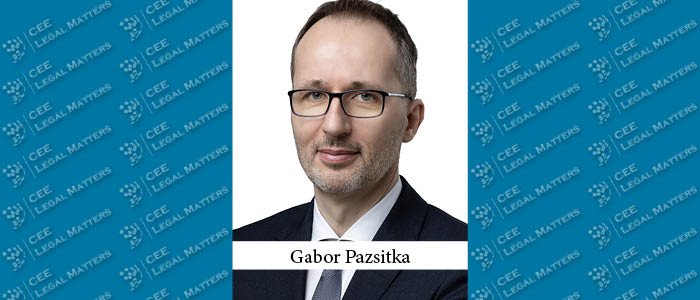 Gabor Pazsitka Joins Schonherr in Hungary as Partner and Head of Banking & Finance