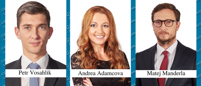 Andrea Adamcova, Matej Manderla, and Petr Vosahlik Make Partner at BBH