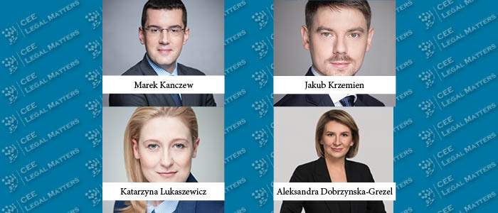 Aleksandra Dobrzynska-Grezel, Marek Kanczew, Jakub Krzemien, and Katarzyna Lukaszewicz Make Partner at Rymarz Zdort Maruta