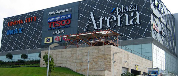 Arena Plaza Shopping Center in Budapest