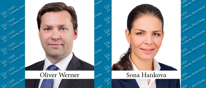 New Partner Oliver Werner Appointed Managing Partner at and Sona Hankova Joins CMS in Bratislava